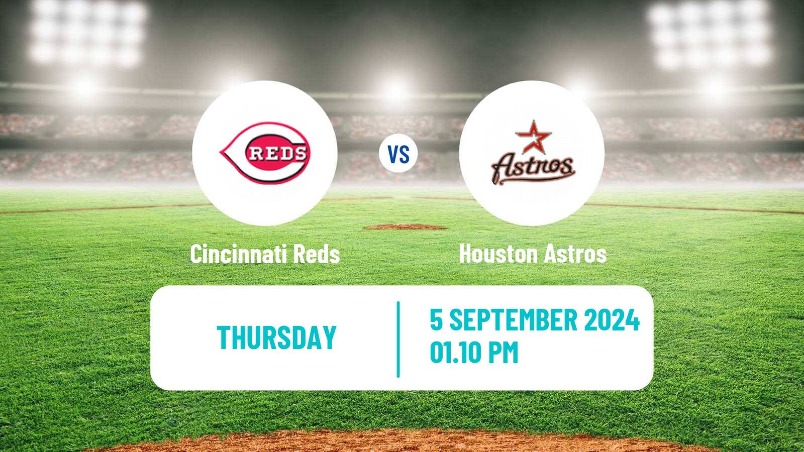 Baseball MLB Cincinnati Reds - Houston Astros