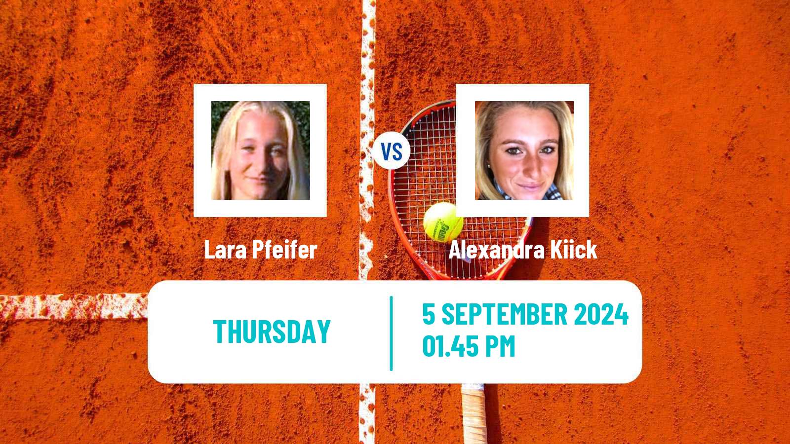 Tennis ITF W35 Punta Cana Women Lara Pfeifer - Alexandra Kiick