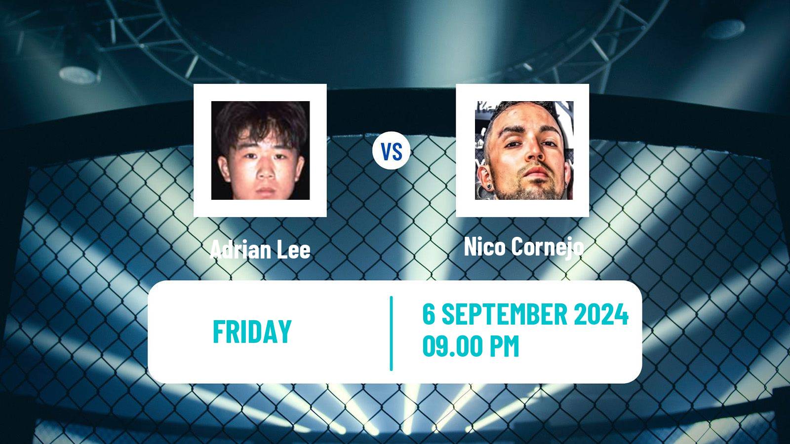 MMA Lightweight One Championship Men Adrian Lee - Nico Cornejo