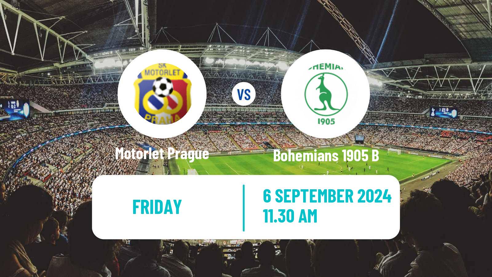 Soccer Czech CFL Group A Motorlet Prague - Bohemians 1905 B