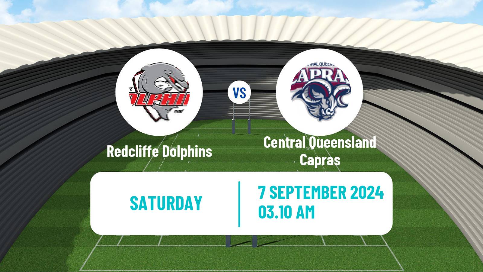 Rugby league Australian Queensland Cup Redcliffe Dolphins - Central Queensland Capras