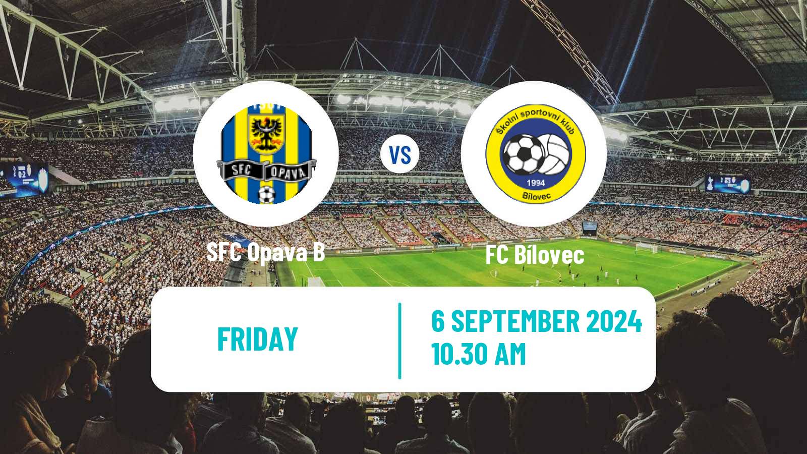 Soccer Czech Division F Opava B - Bílovec