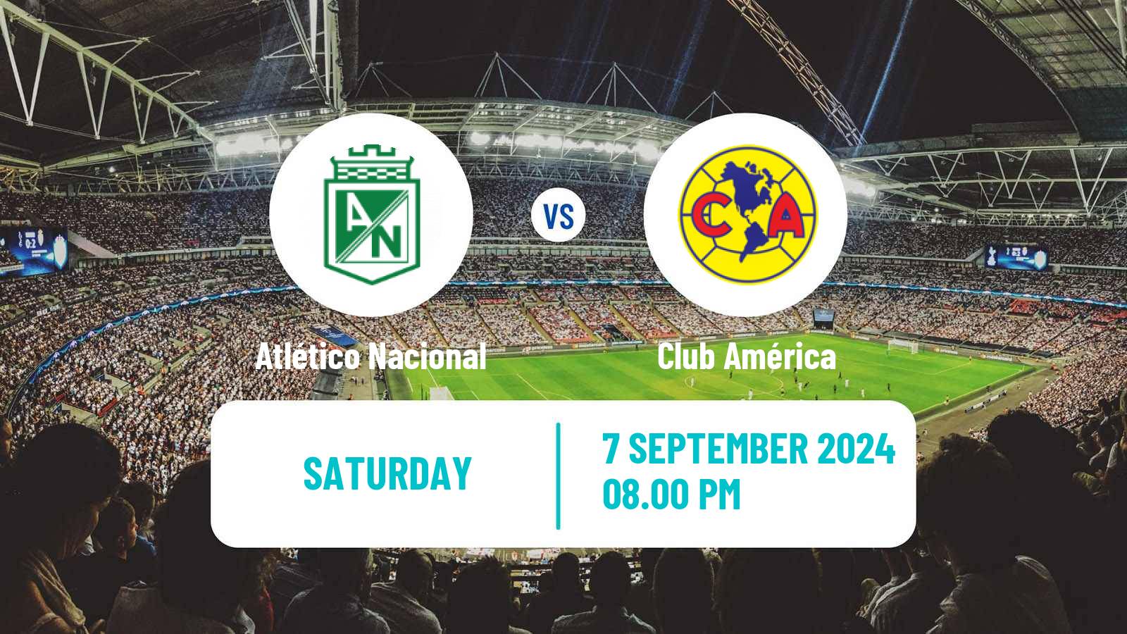 Soccer Club Friendly Atlético Nacional - Club América