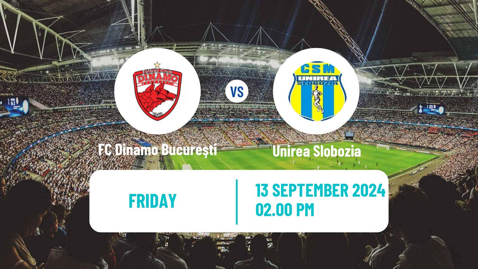 Soccer Romanian Liga 1 FC Dinamo Bucureşti - Unirea Slobozia