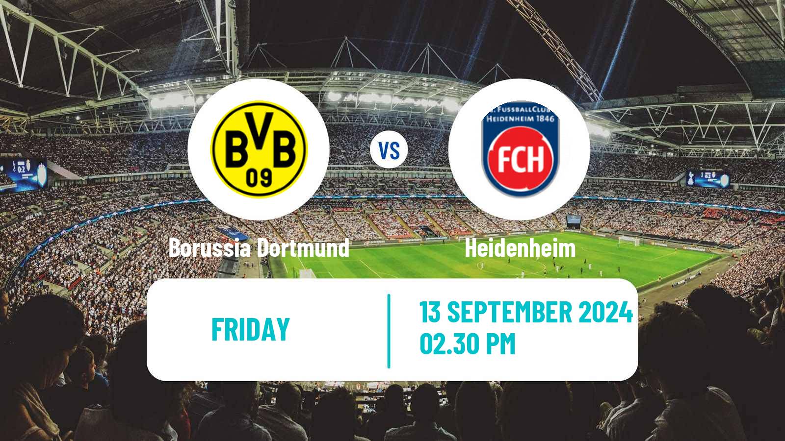 Soccer German Bundesliga Borussia Dortmund - Heidenheim