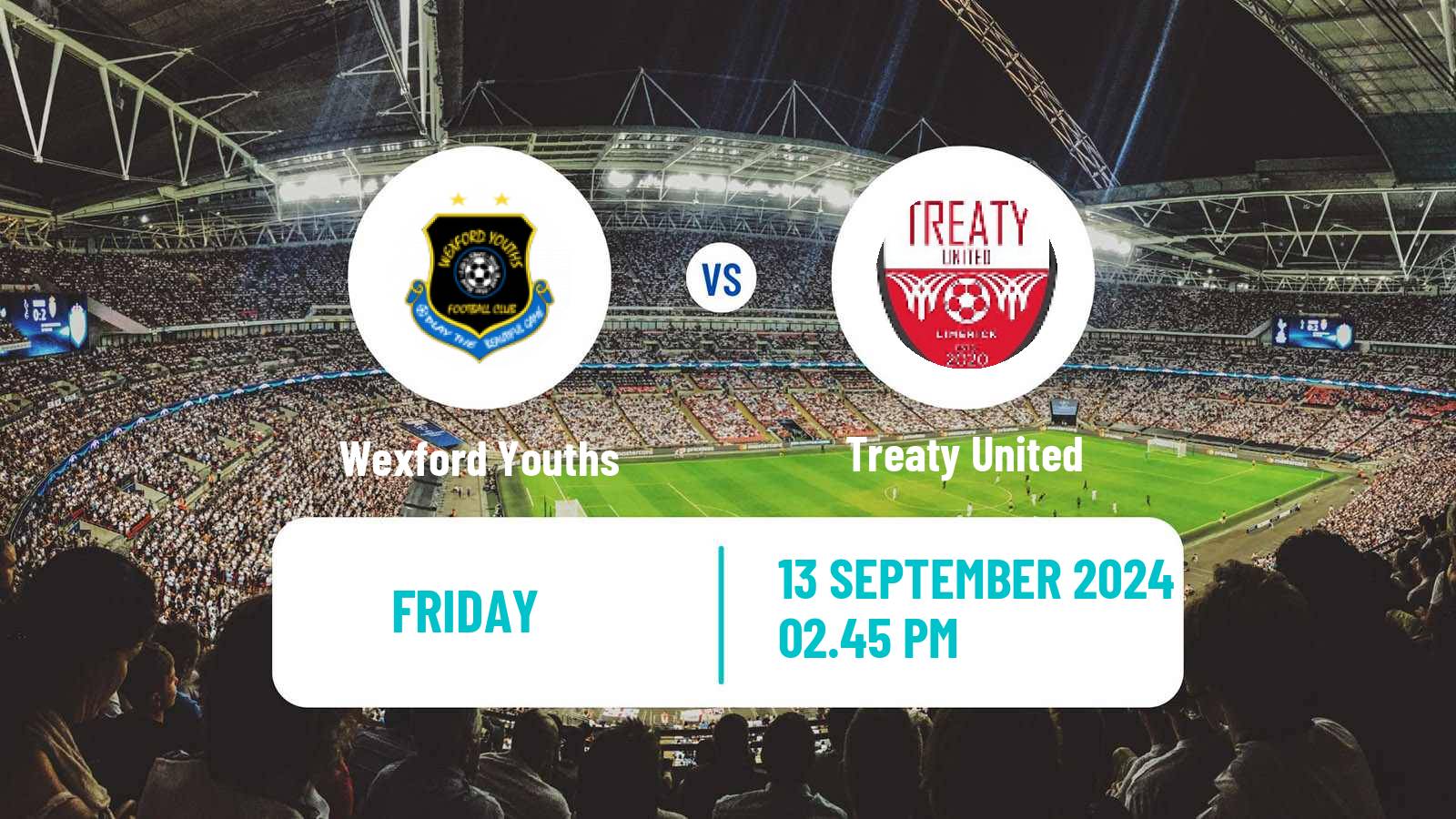 Soccer Irish FAI Cup Wexford Youths - Treaty United