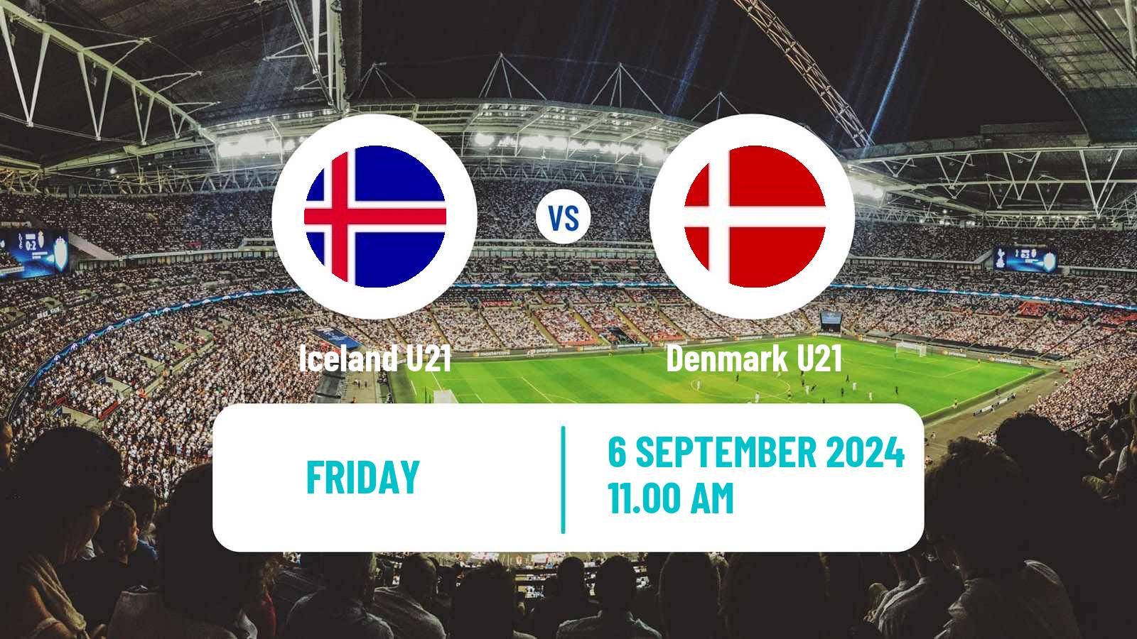 Soccer UEFA Euro U21 Iceland U21 - Denmark U21