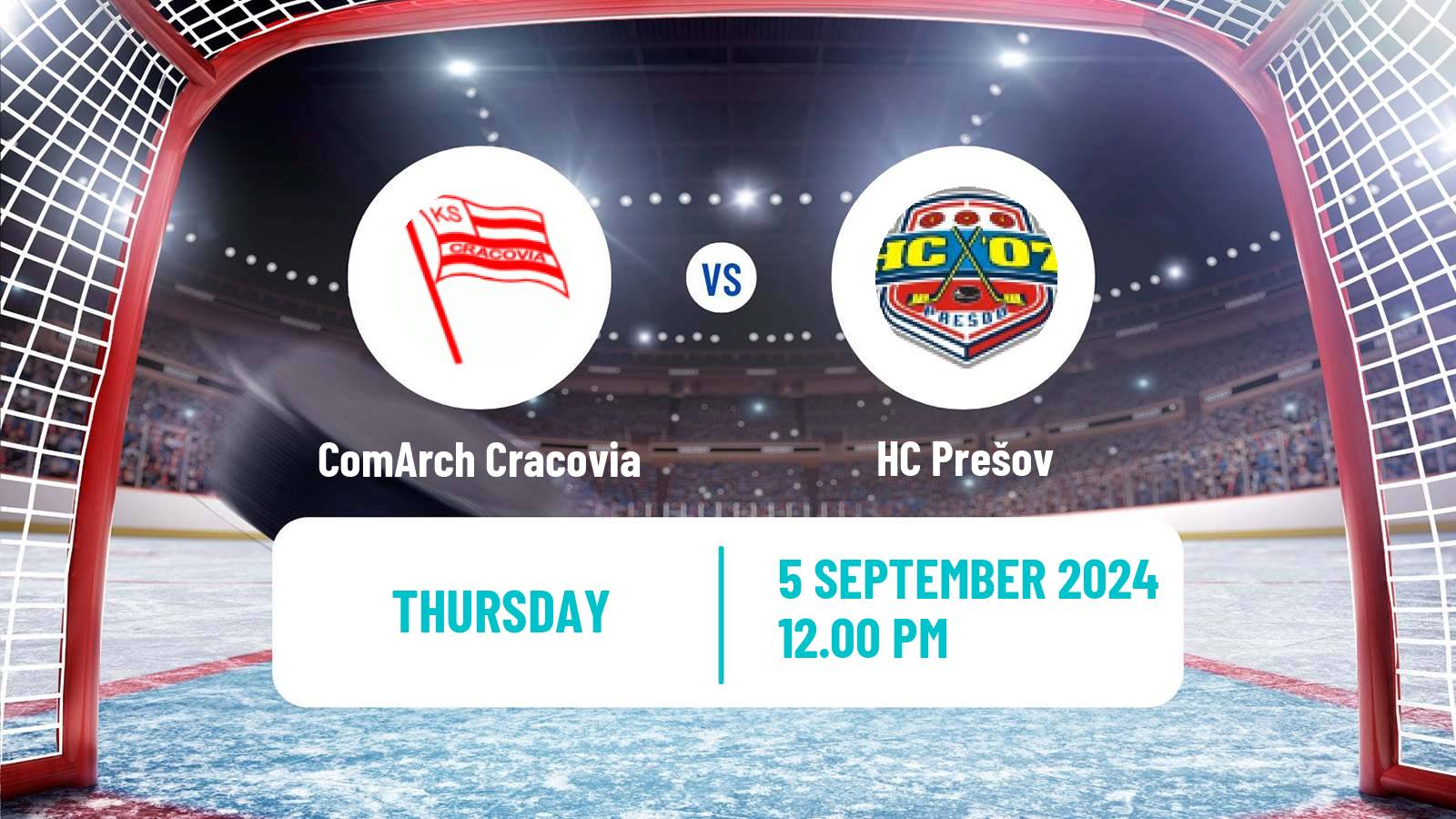 Hockey Club Friendly Ice Hockey ComArch Cracovia - Prešov