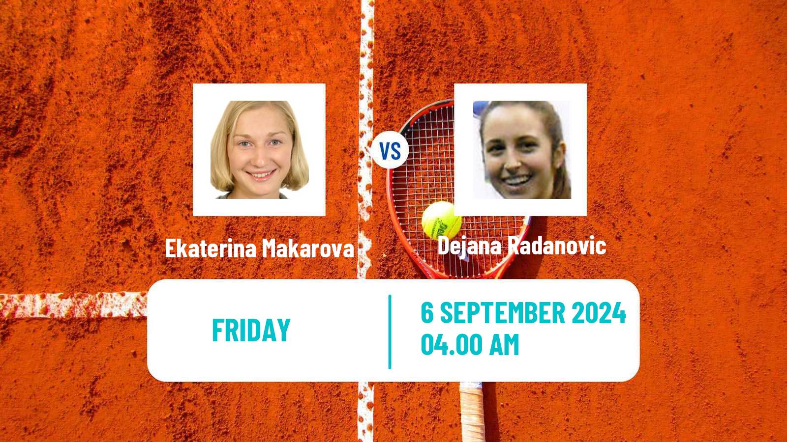 Tennis ITF W50 Slobozia Women Ekaterina Makarova - Dejana Radanovic