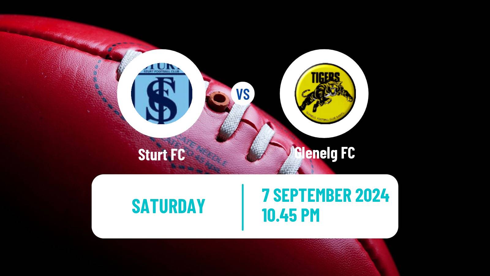 Aussie rules SANFL Sturt - Glenelg