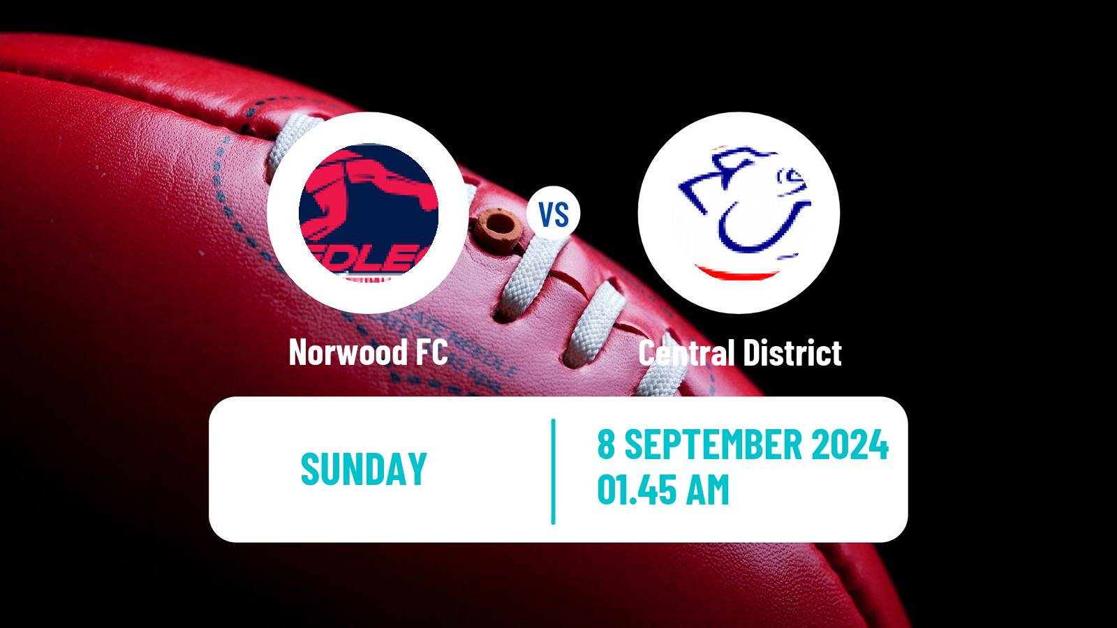 Aussie rules SANFL Norwood - Central District