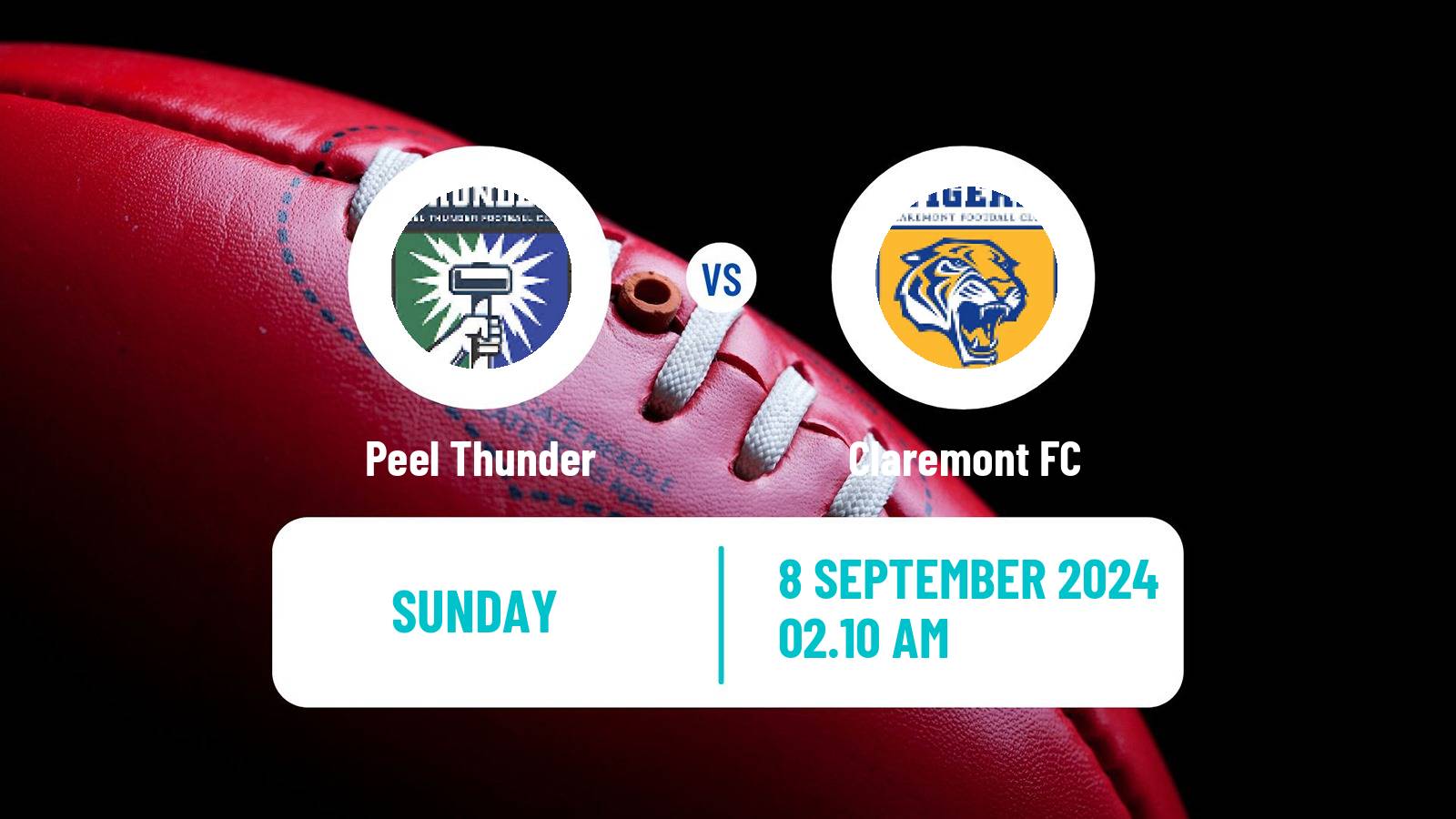 Aussie rules WAFL Peel Thunder - Claremont