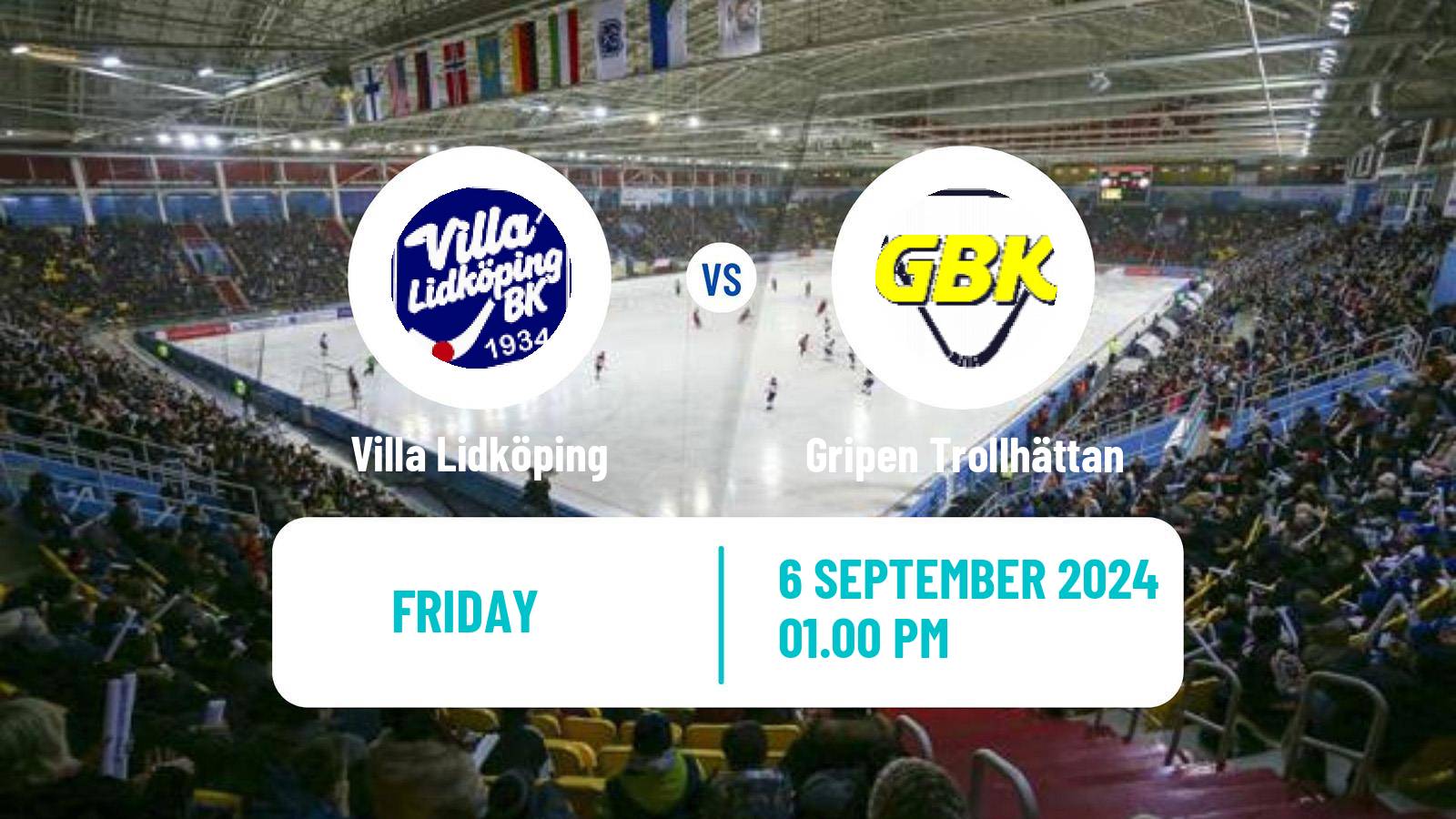 Bandy Svenska Cupen Bandy Villa Lidköping - Gripen Trollhättan