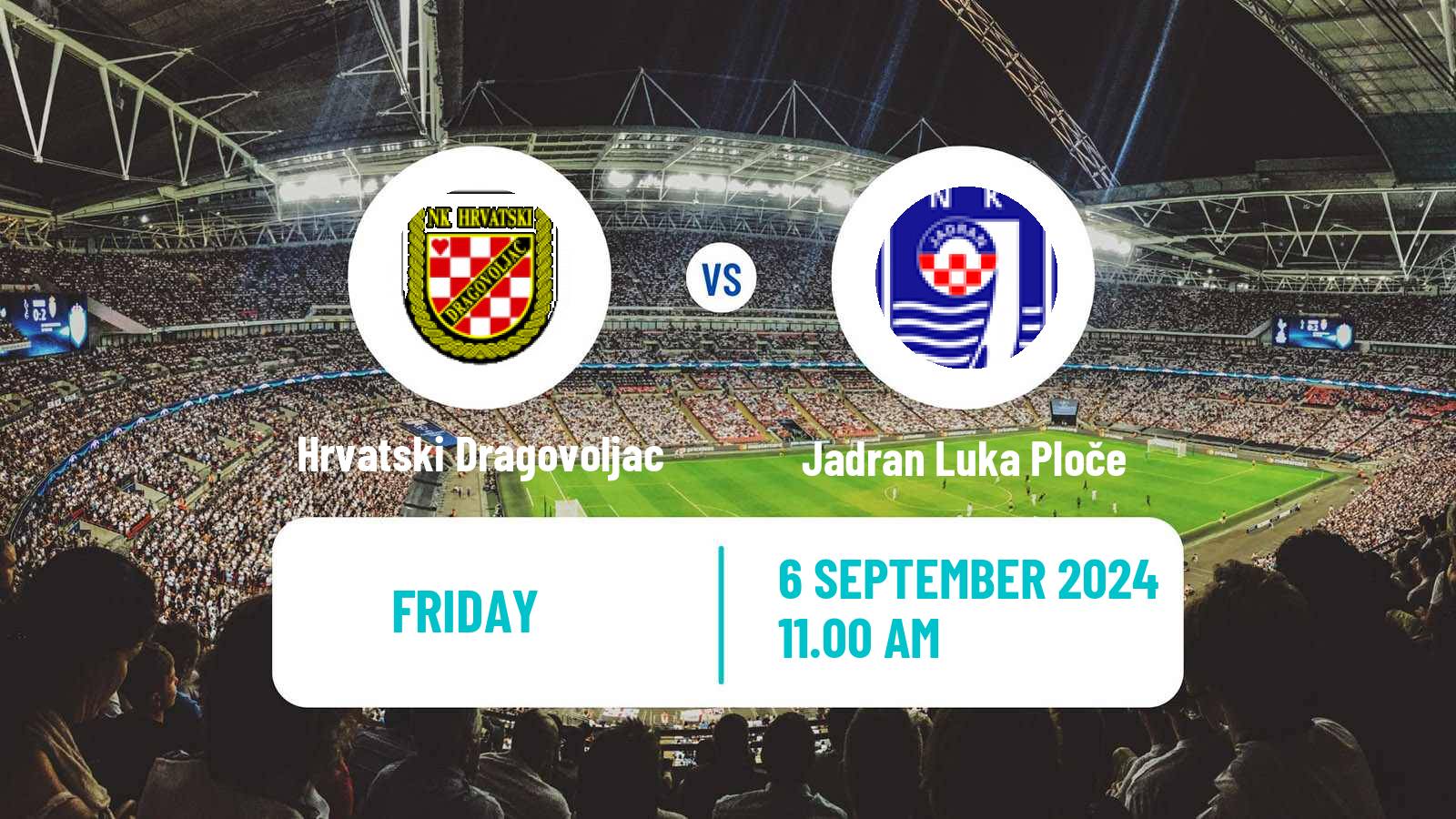 Soccer Croatian Druga NL Hrvatski Dragovoljac - Jadran Luka Ploče