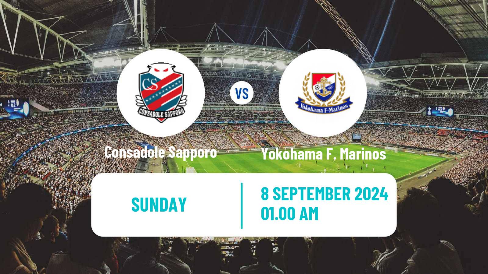 Soccer YBC Levain Cup Consadole Sapporo - Yokohama F. Marinos