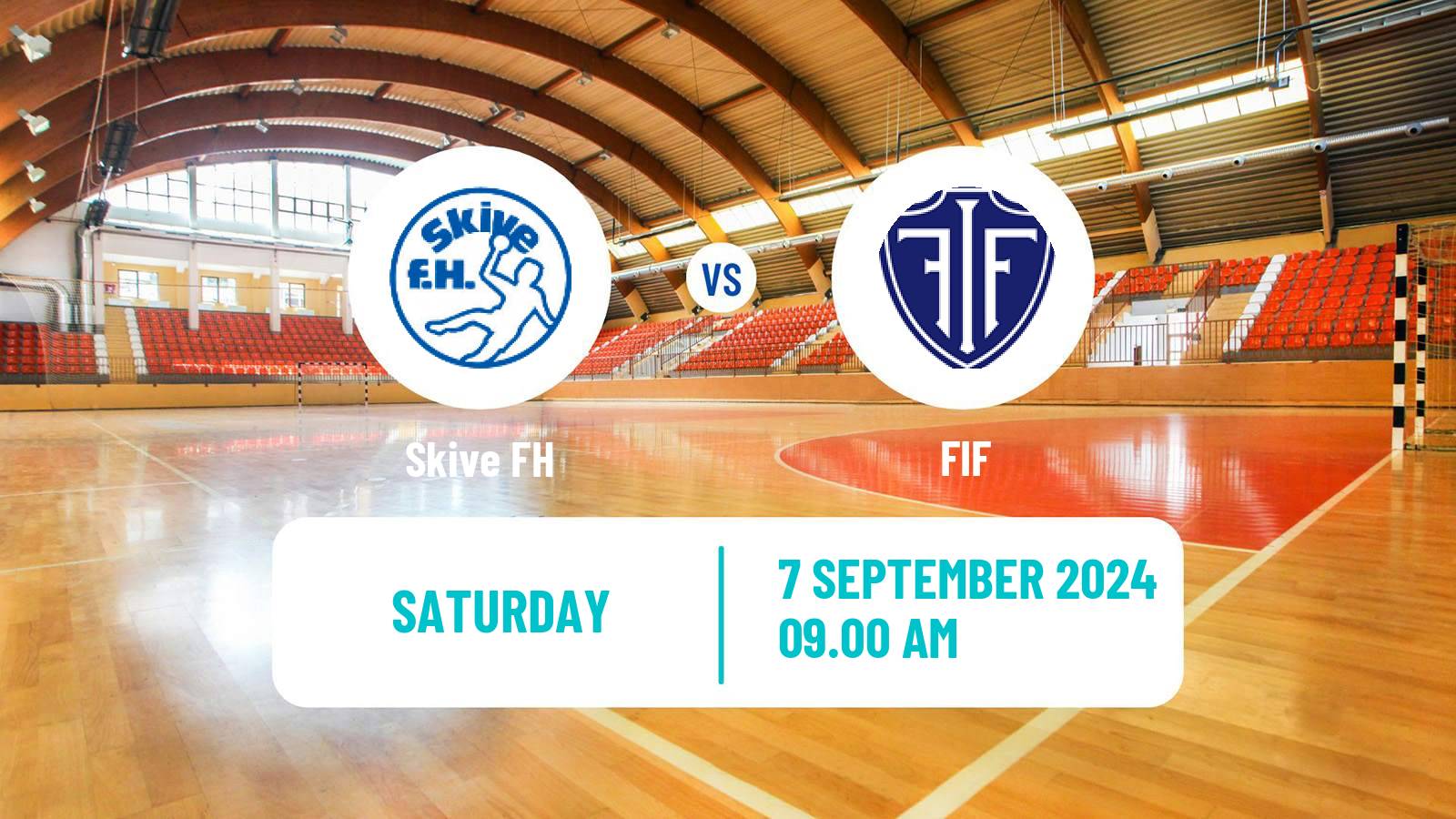 Handball Danish 1 Division Handball Skive FH - FIF