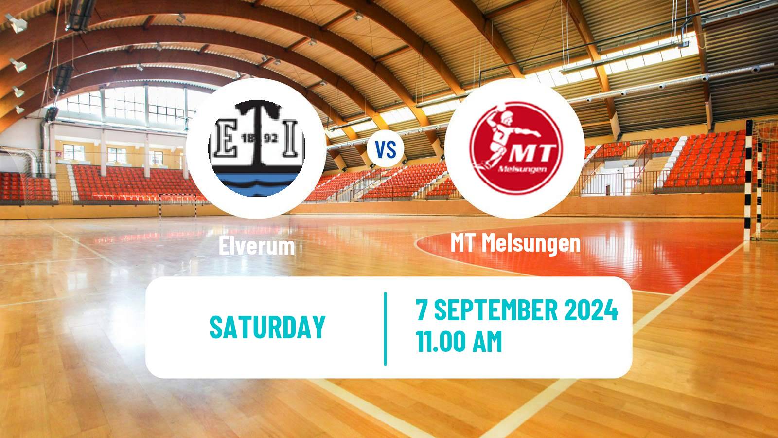 Handball EHF European League Elverum - MT Melsungen