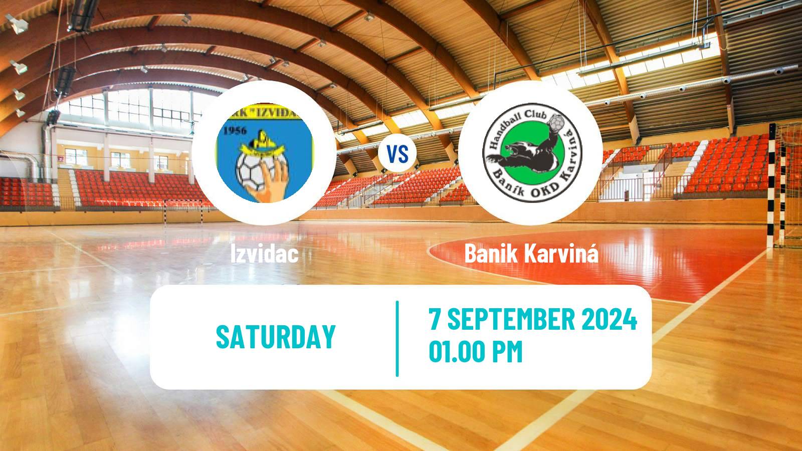 Handball EHF European League Izvidac - Banik Karviná