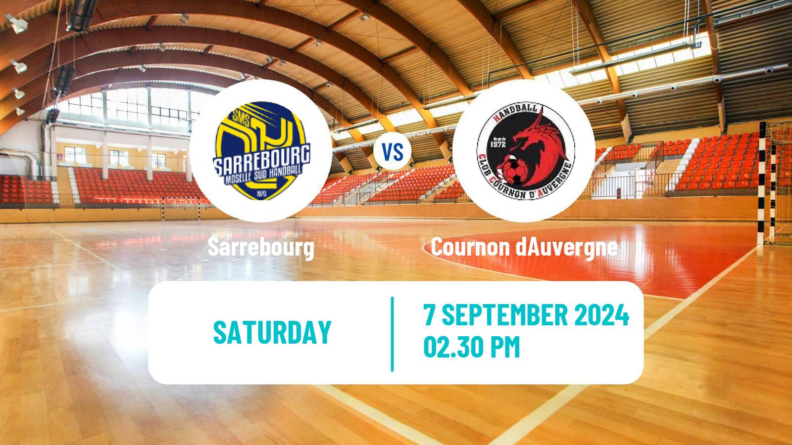 Handball French Proligue Handball Sarrebourg - Cournon dAuvergne