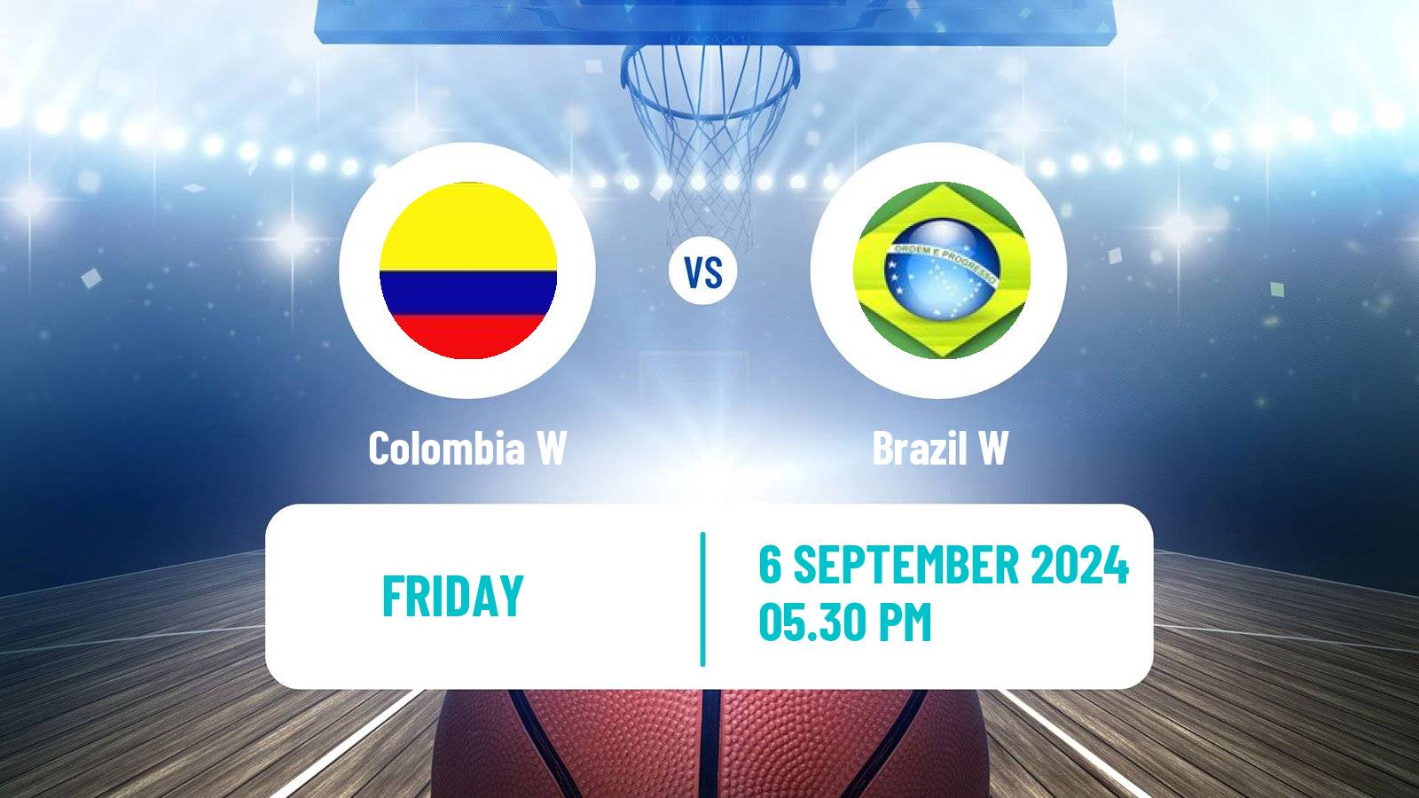 Basketball South American Championship Basketball Women Colombia W - Brazil W