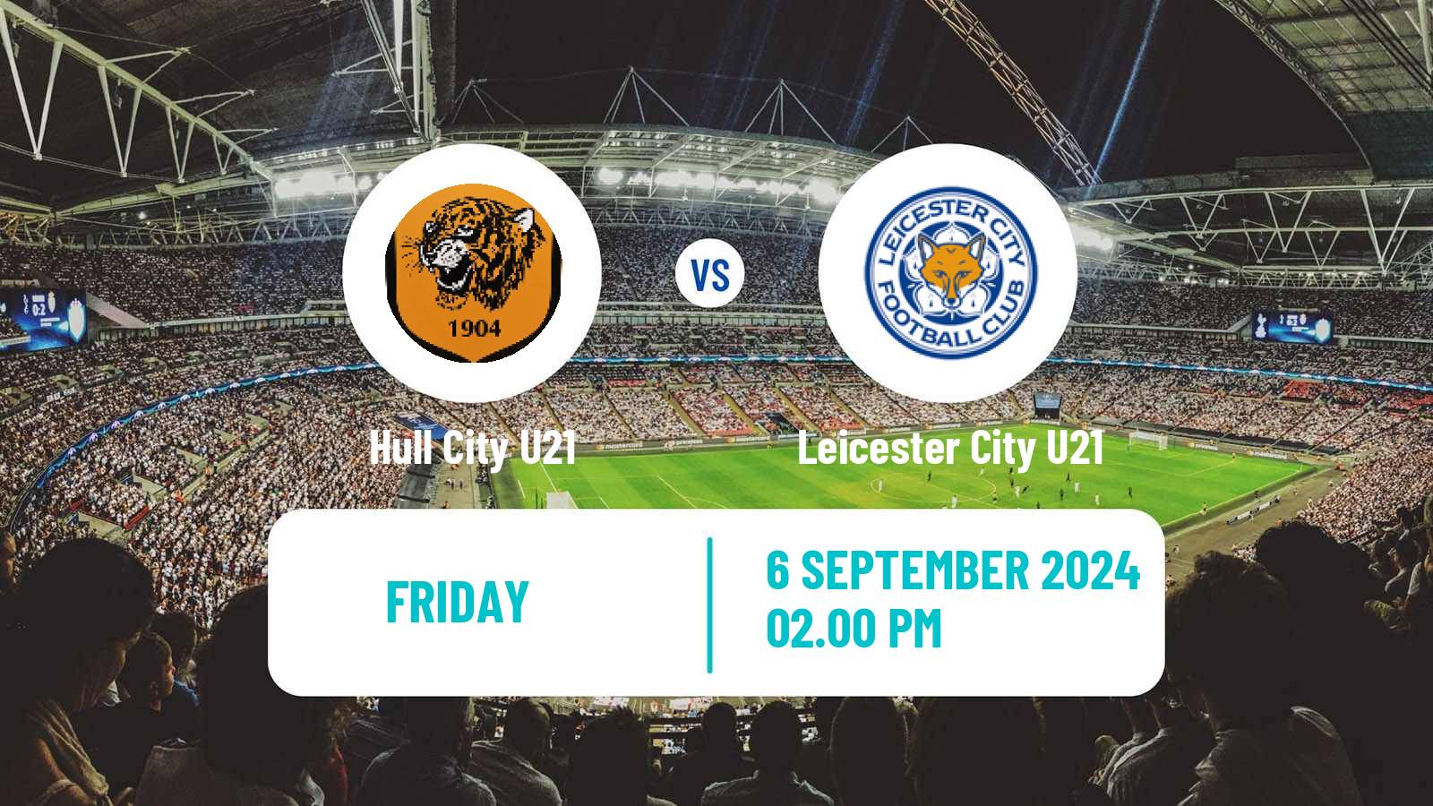 Soccer English Premier League Cup Hull City U21 - Leicester City U21