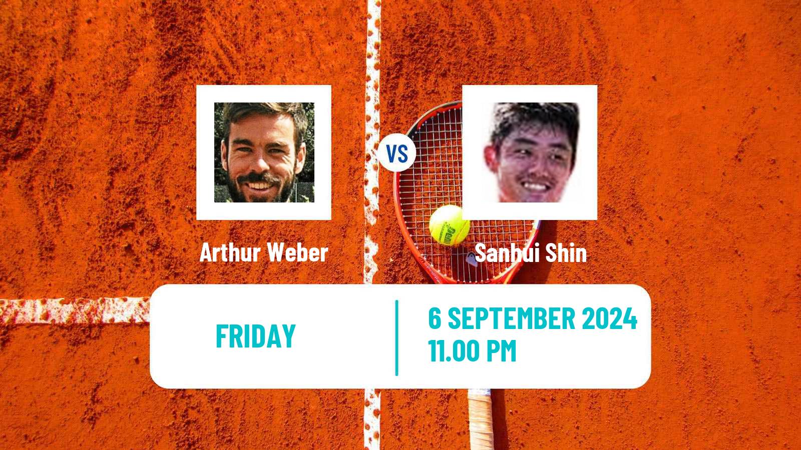 Tennis ITF M15 Hong Kong 3 Men Arthur Weber - Sanhui Shin