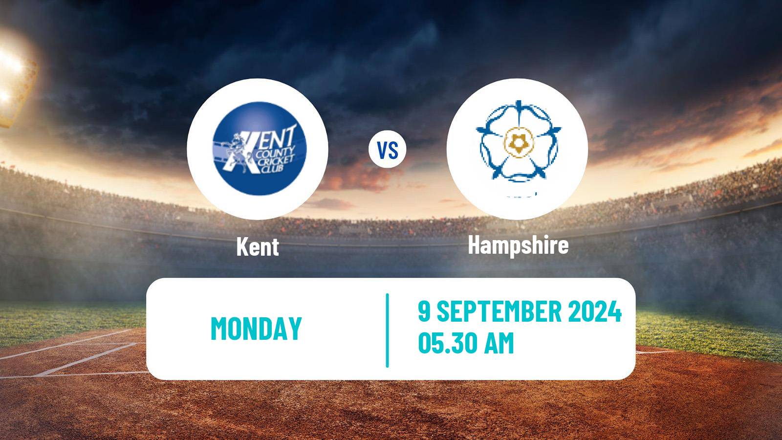 Cricket County Championship One Cricket Kent - Hampshire