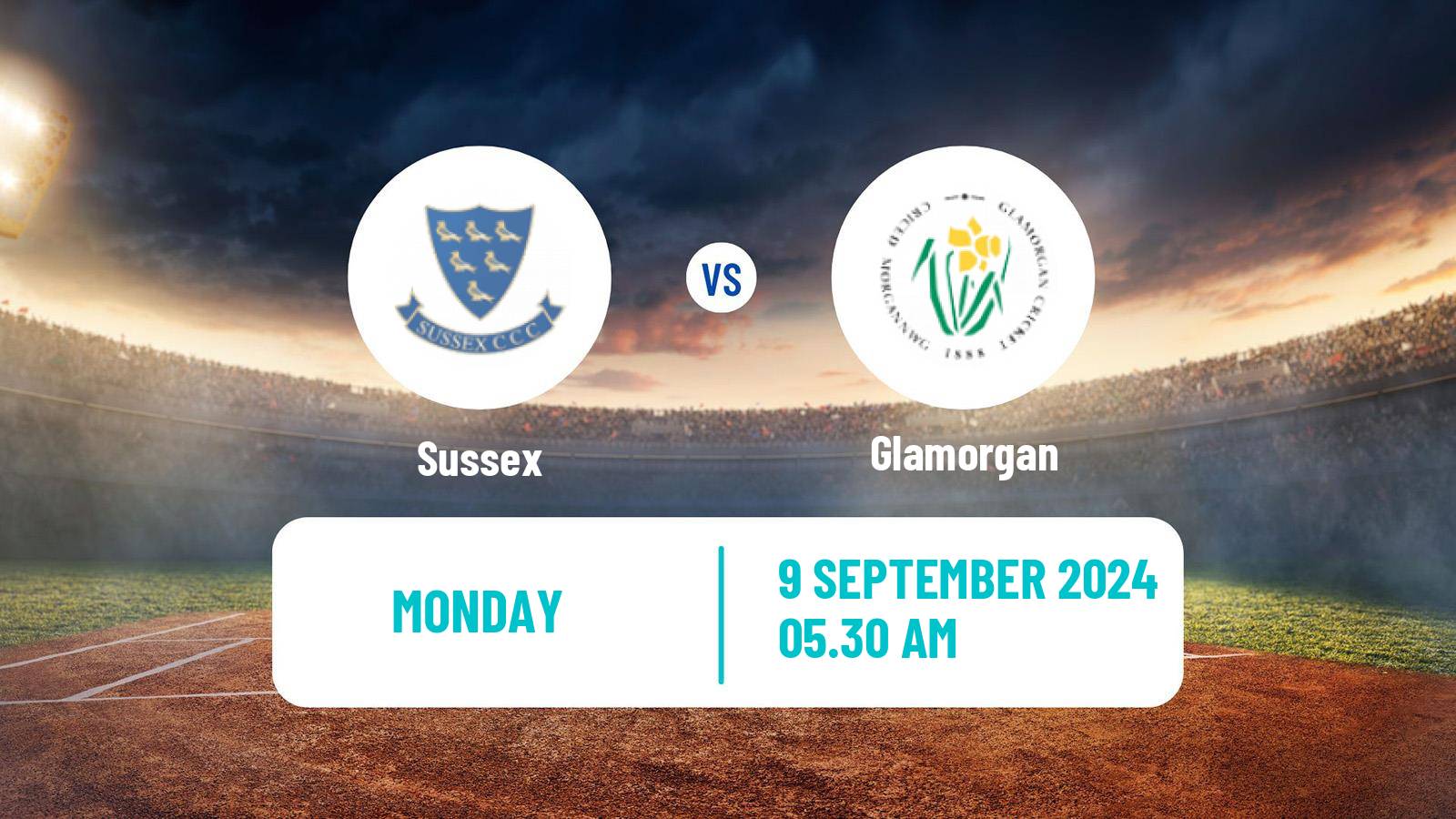 Cricket County Championship Two Cricket Sussex - Glamorgan