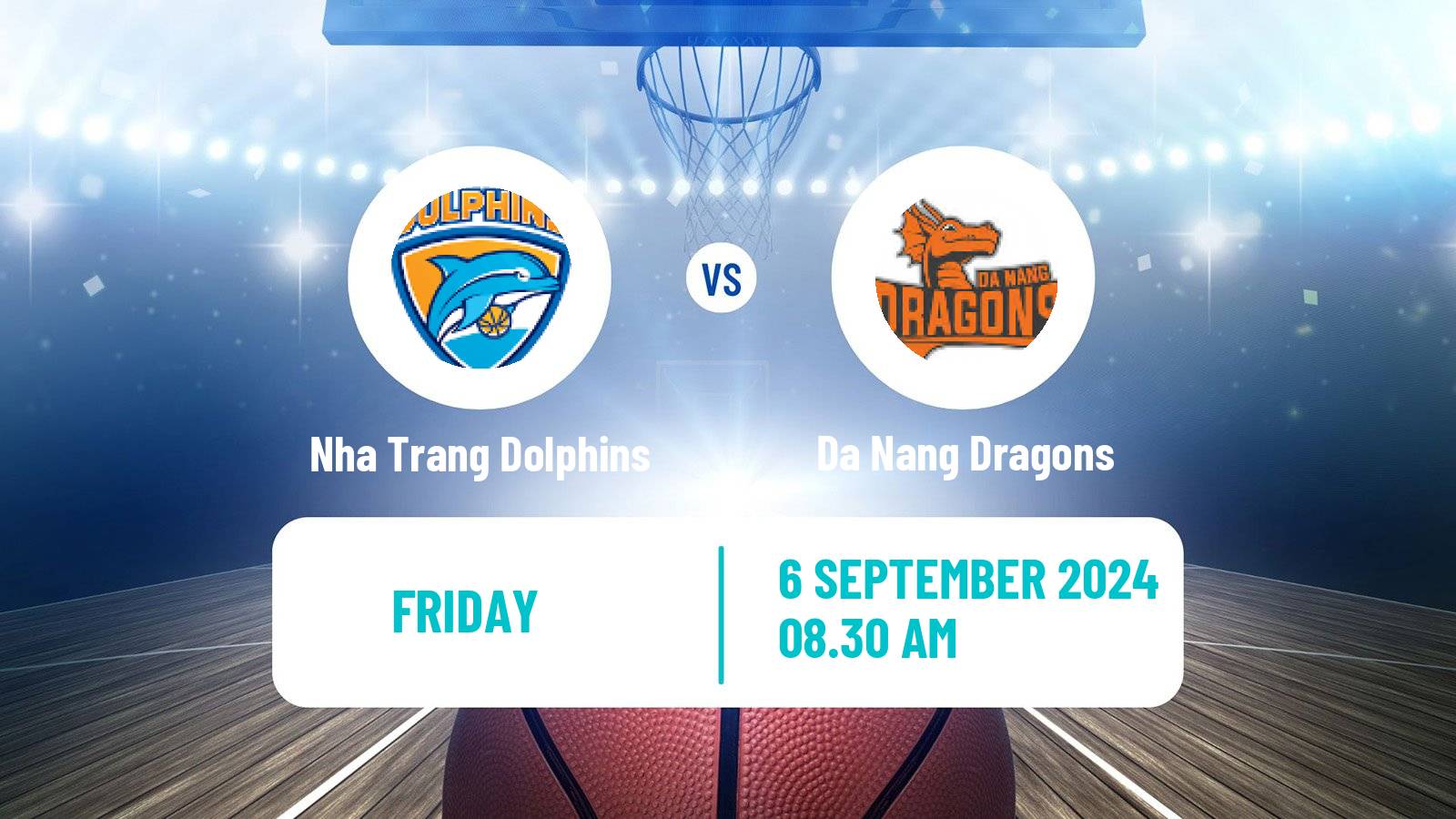 Basketball Vietnamese VBA Nha Trang Dolphins - Da Nang Dragons