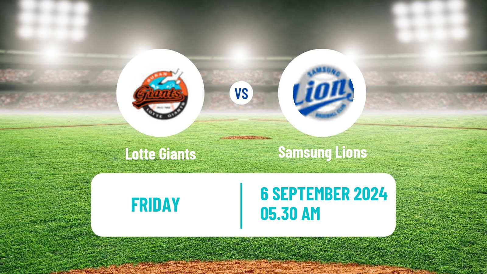 Baseball KBO Lotte Giants - Samsung Lions