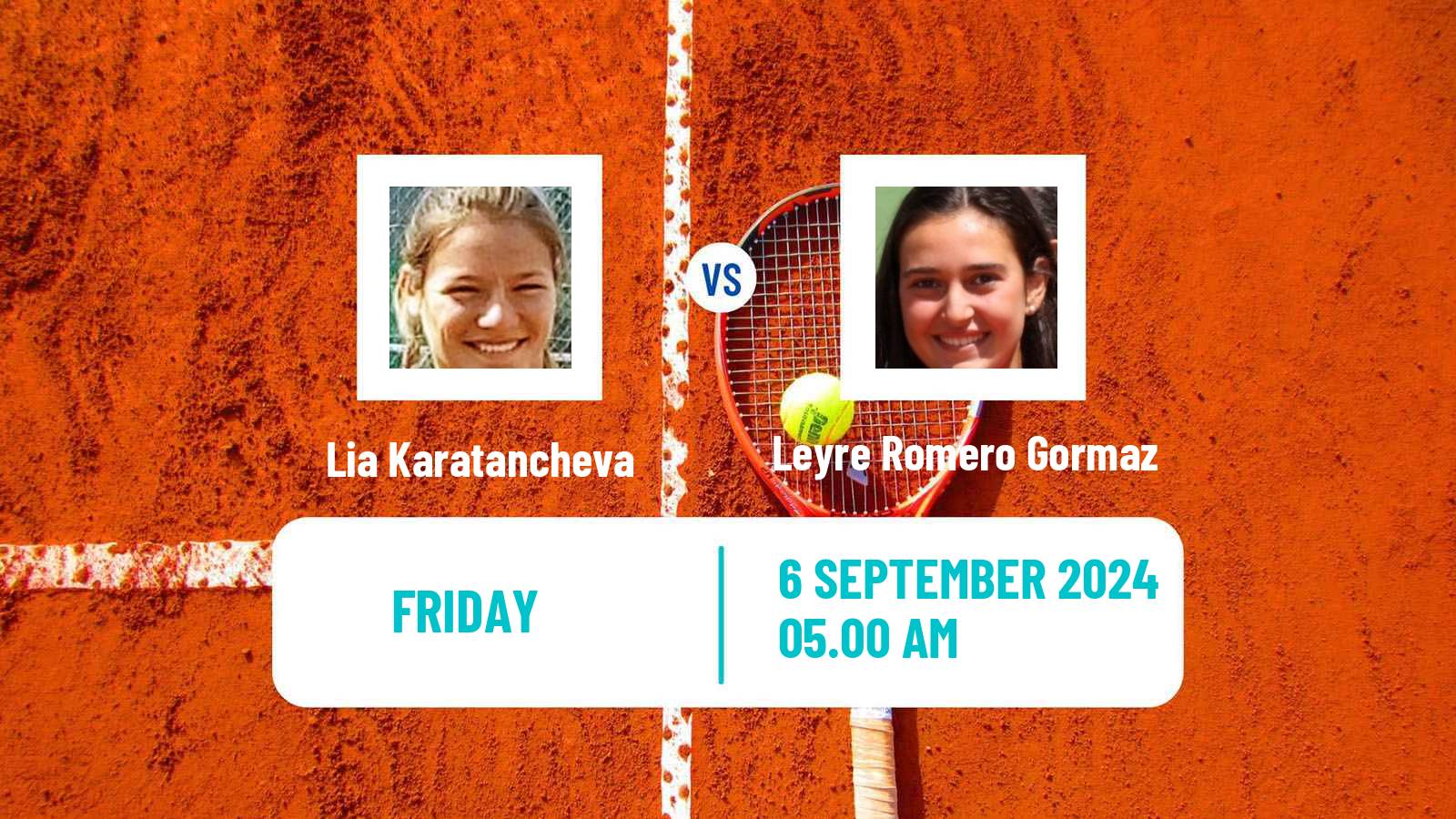 Tennis ITF W75 Vienna Women Lia Karatancheva - Leyre Romero Gormaz