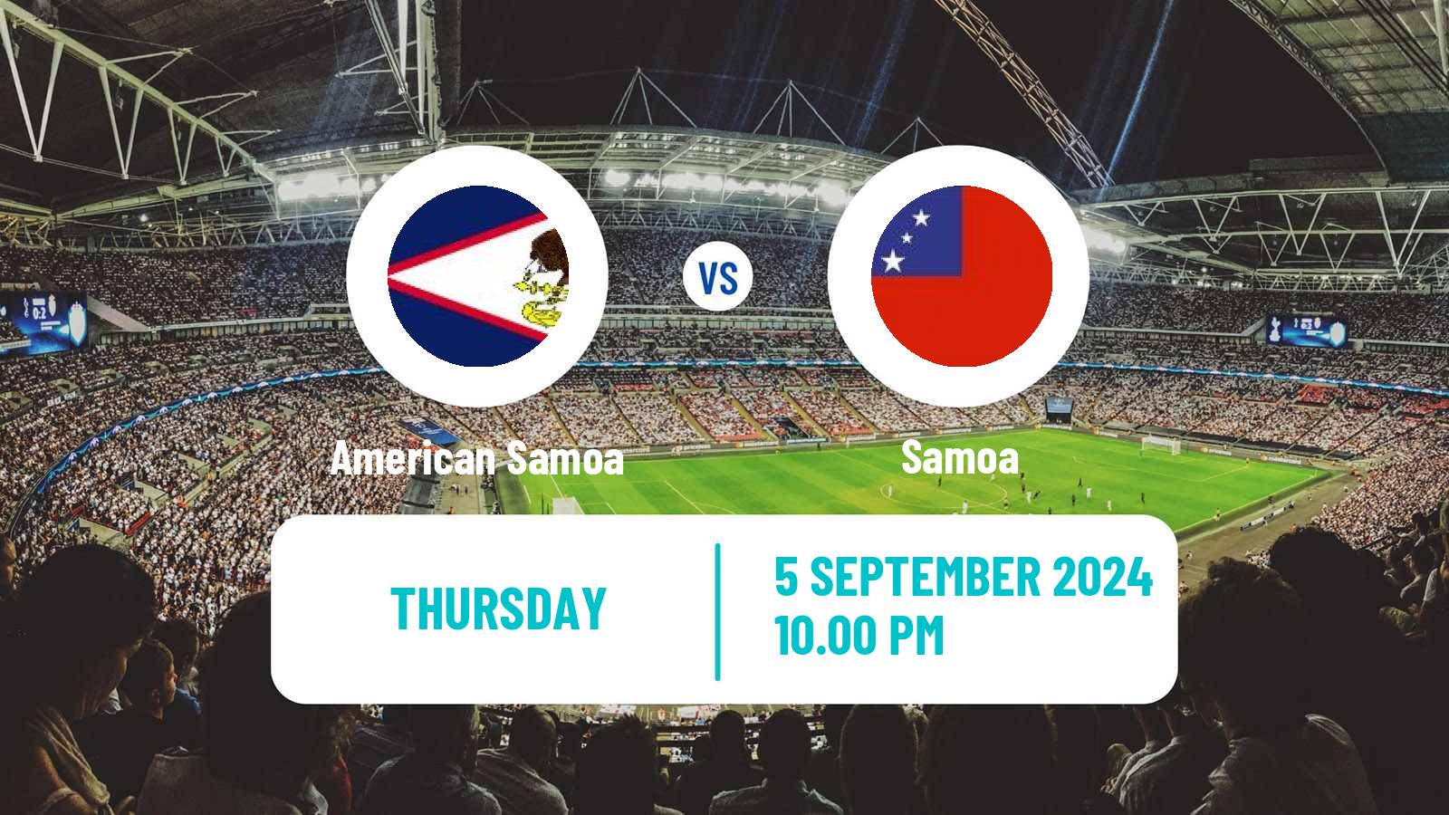 Soccer FIFA World Cup American Samoa - Samoa