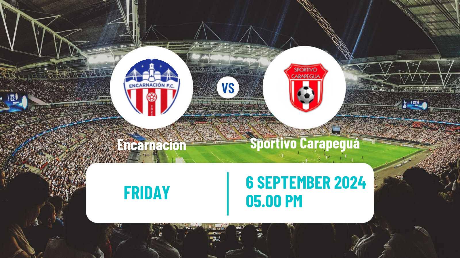 Soccer Paraguayan Division Intermedia Encarnación - Sportivo Carapeguá