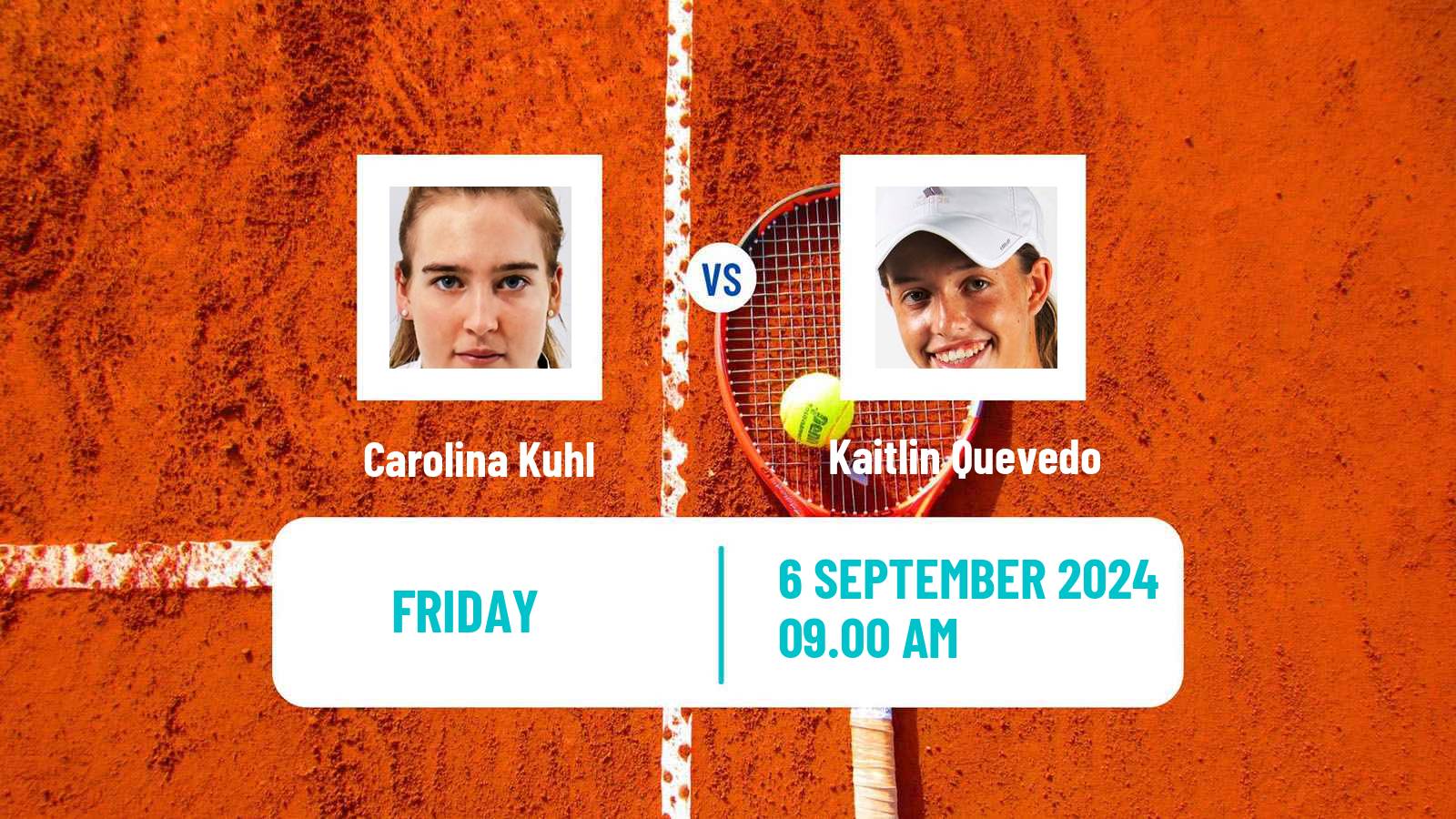 Tennis ITF W50 Saint Palais Sur Mer Women Carolina Kuhl - Kaitlin Quevedo