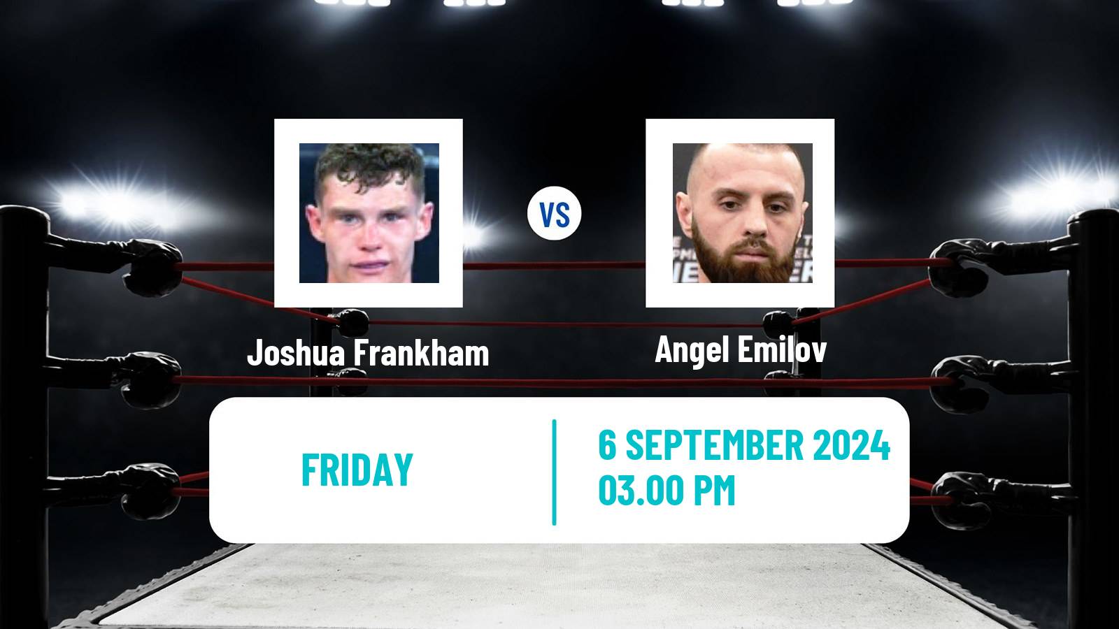 Boxing Middleweight Others Matches Men Joshua Frankham - Angel Emilov