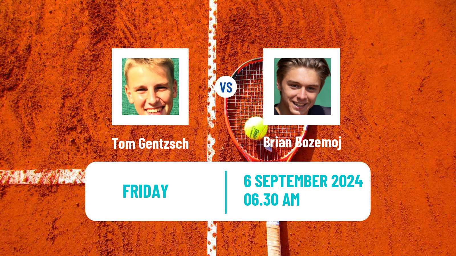 Tennis ITF M15 Haren Men Tom Gentzsch - Brian Bozemoj