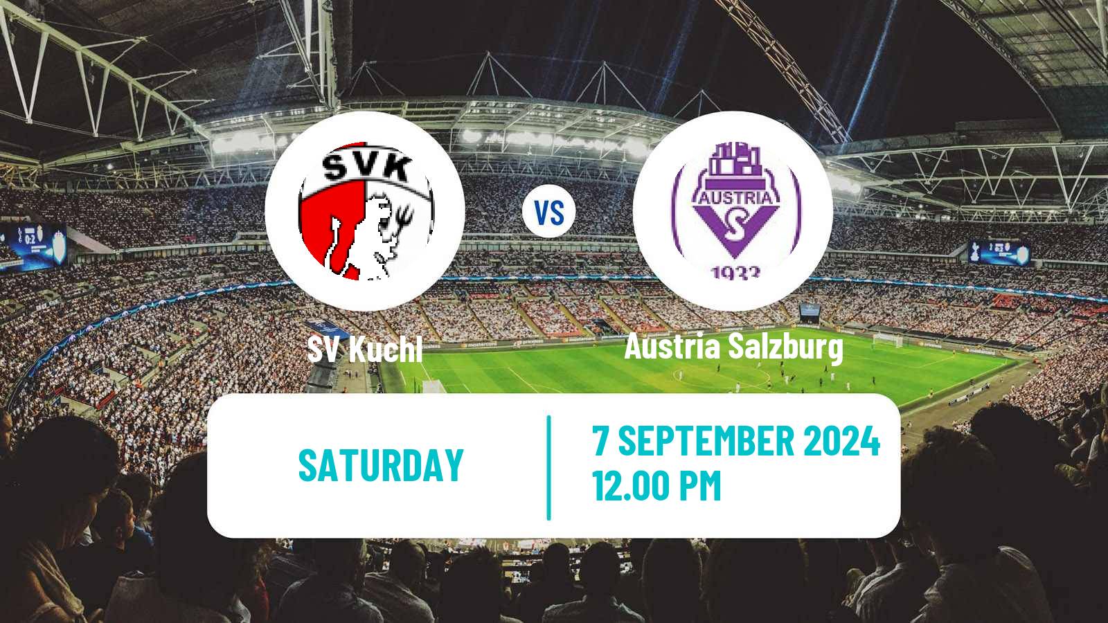 Soccer Austrian Regionalliga West Kuchl - Austria Salzburg