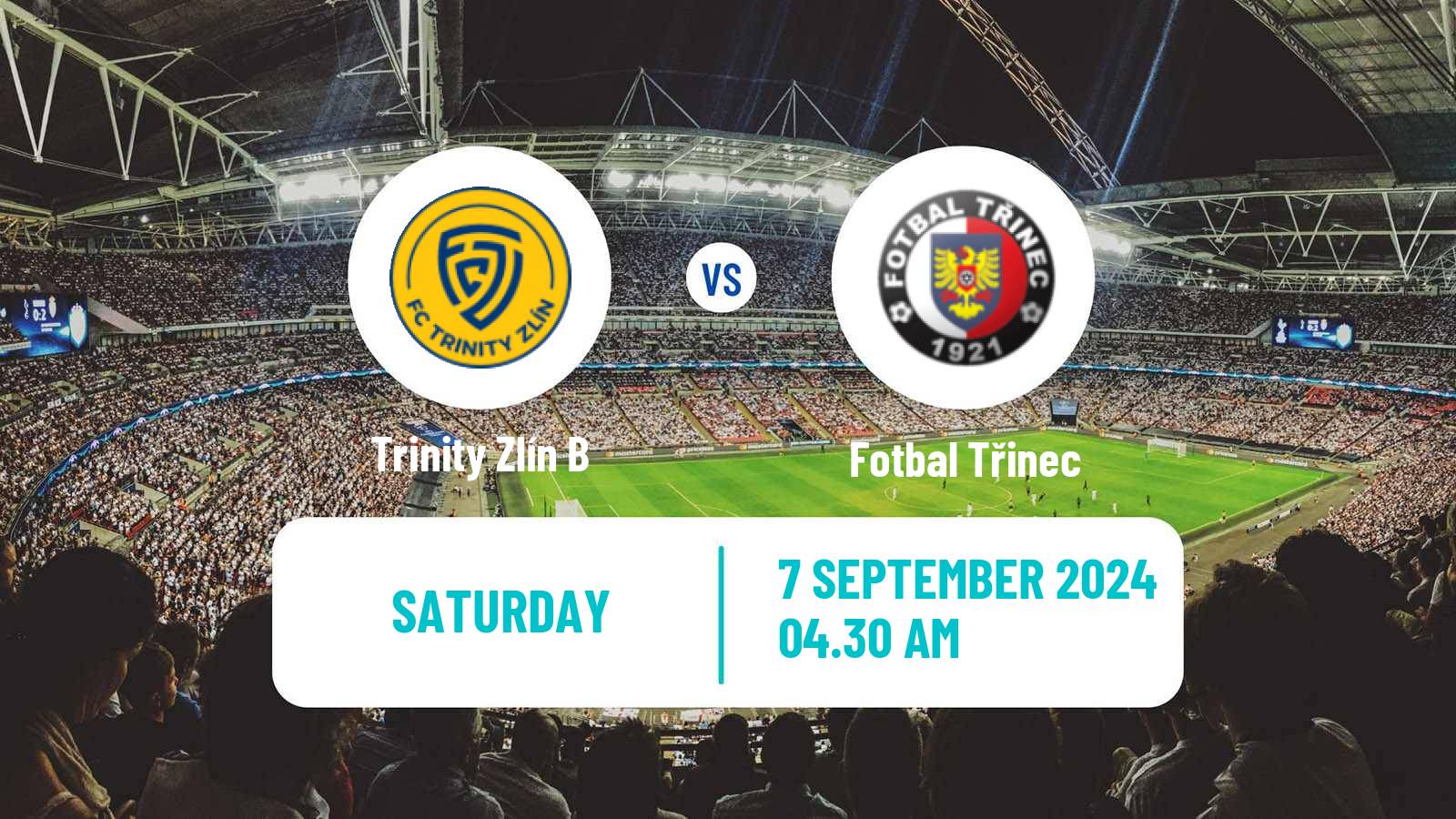 Soccer Czech MSFL Trinity Zlín B - Fotbal Třinec