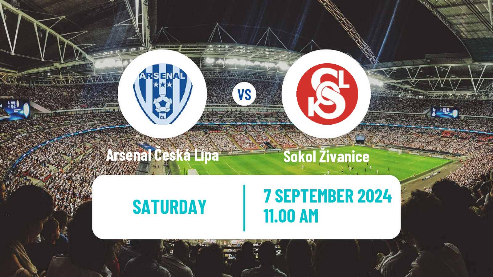 Soccer Czech CFL Group B Arsenal Česká Lípa - Sokol Živanice