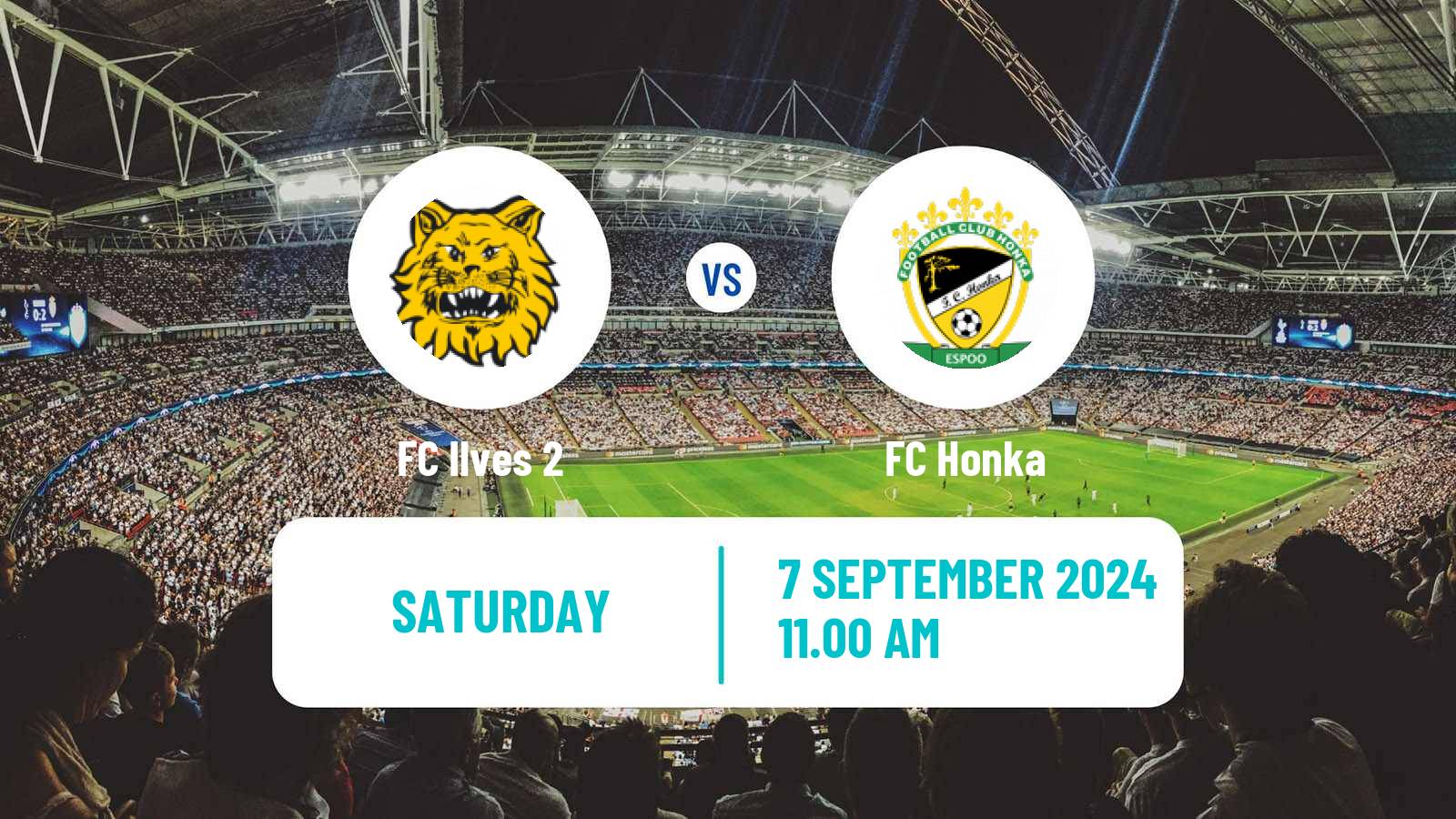 Soccer Finnish Kakkonen Group B Ilves 2 - Honka