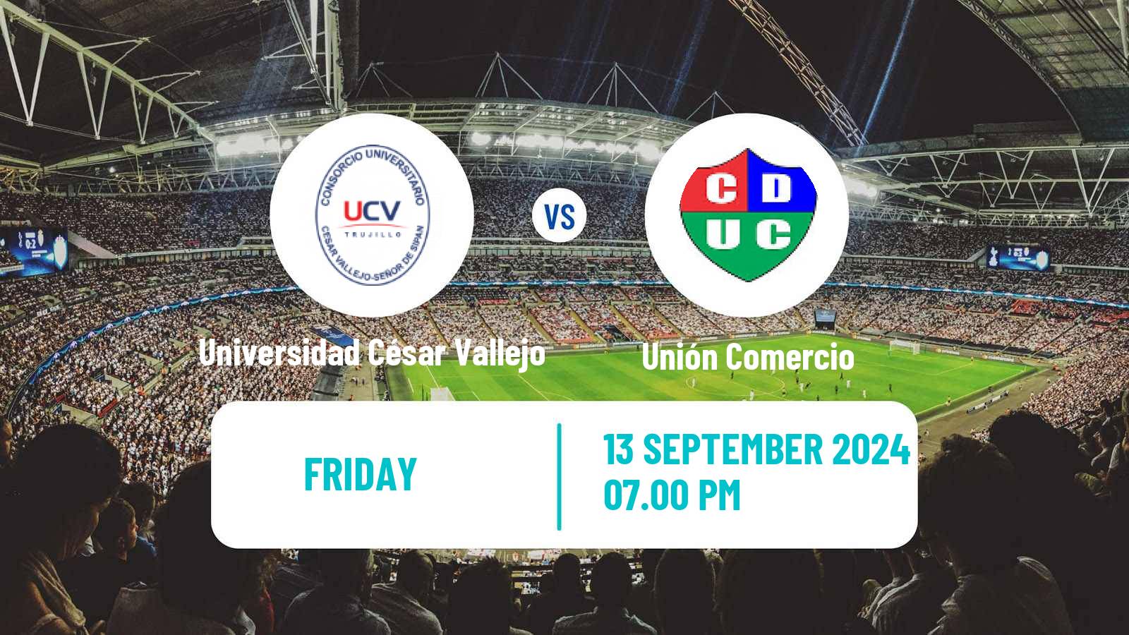 Soccer Peruvian Liga 1 Universidad César Vallejo - Unión Comercio