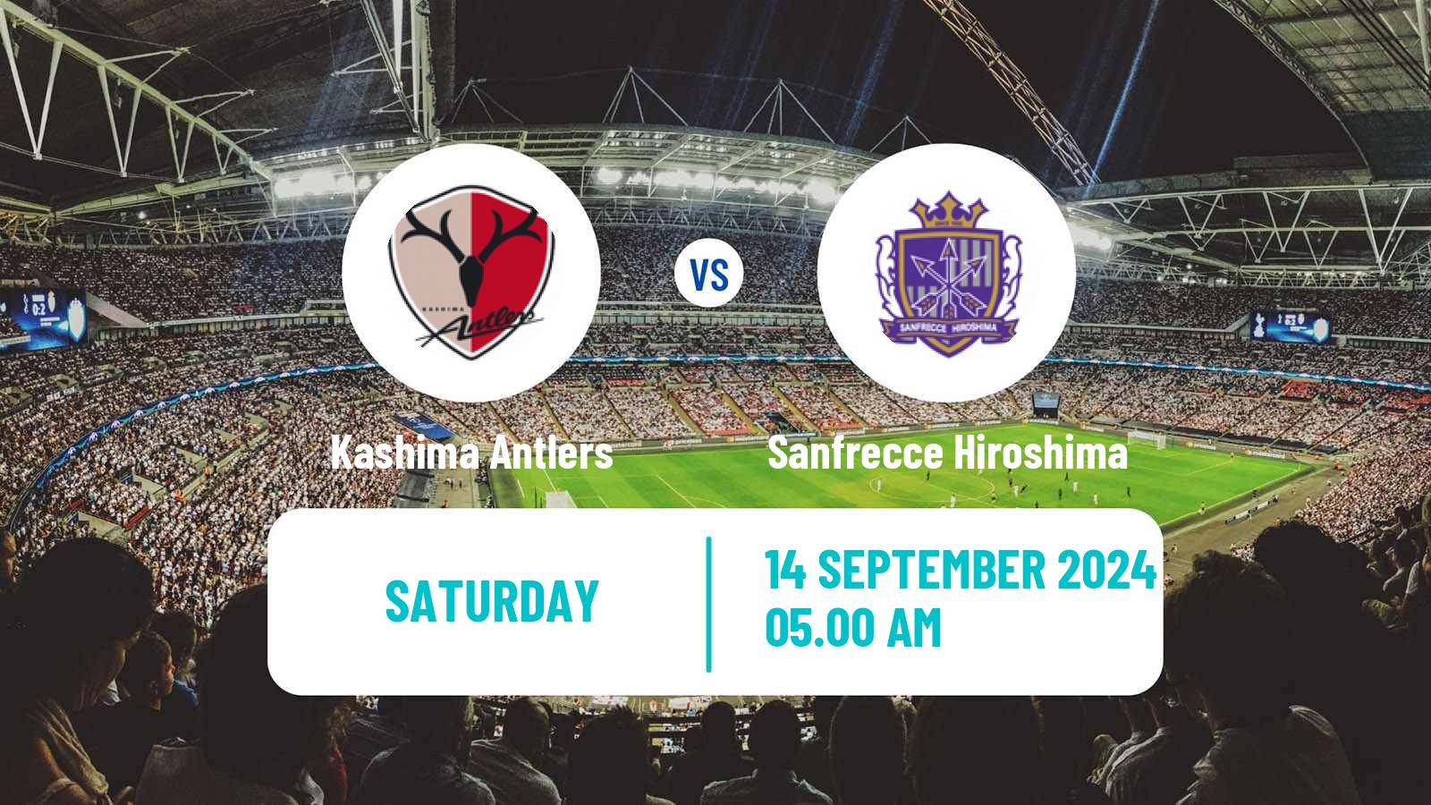 Soccer Japan J1 League Kashima Antlers - Sanfrecce Hiroshima