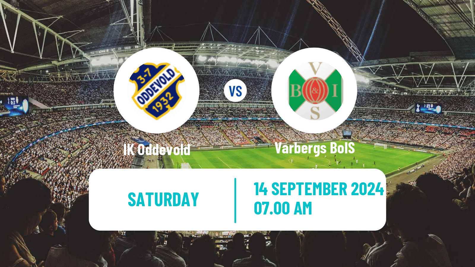 Soccer Swedish Superettan Oddevold - Varbergs BoIS