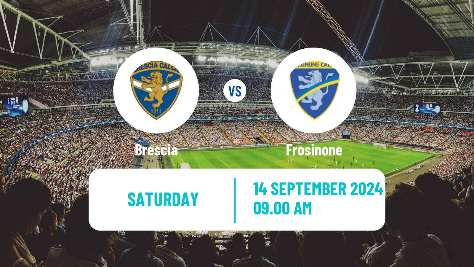 Soccer Italian Serie B Brescia - Frosinone