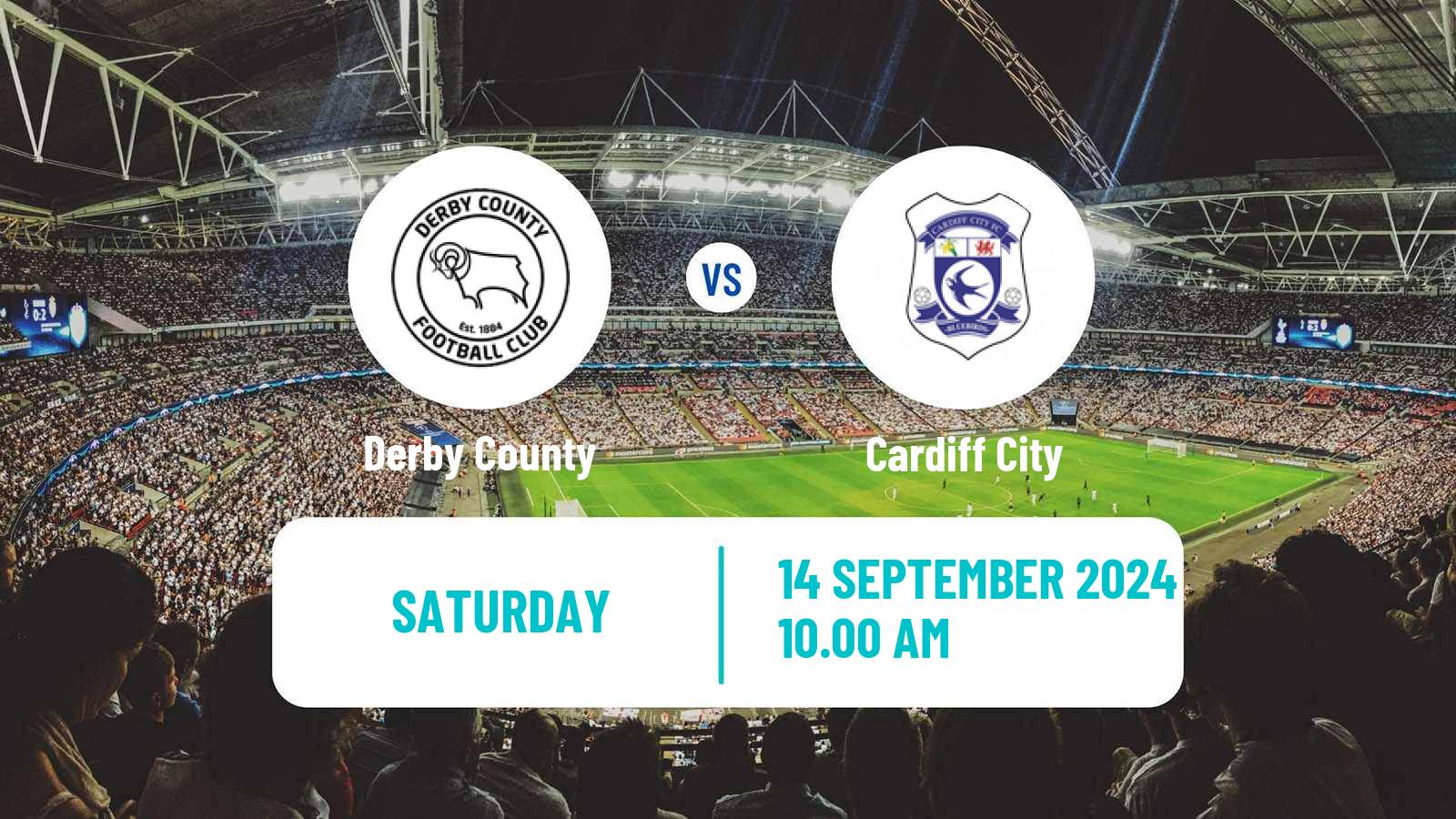 Soccer English League Championship Derby County - Cardiff City