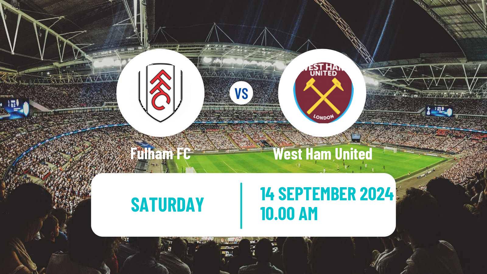 Soccer English Premier League Fulham - West Ham United