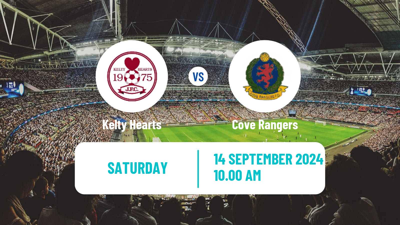 Soccer Scottish League One Kelty Hearts - Cove Rangers