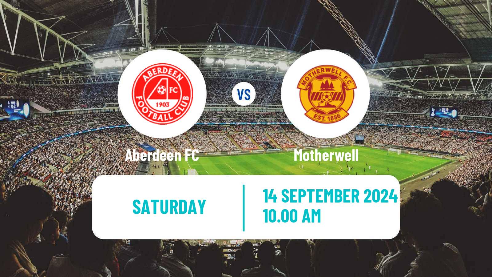 Soccer Scottish Premier League Aberdeen - Motherwell