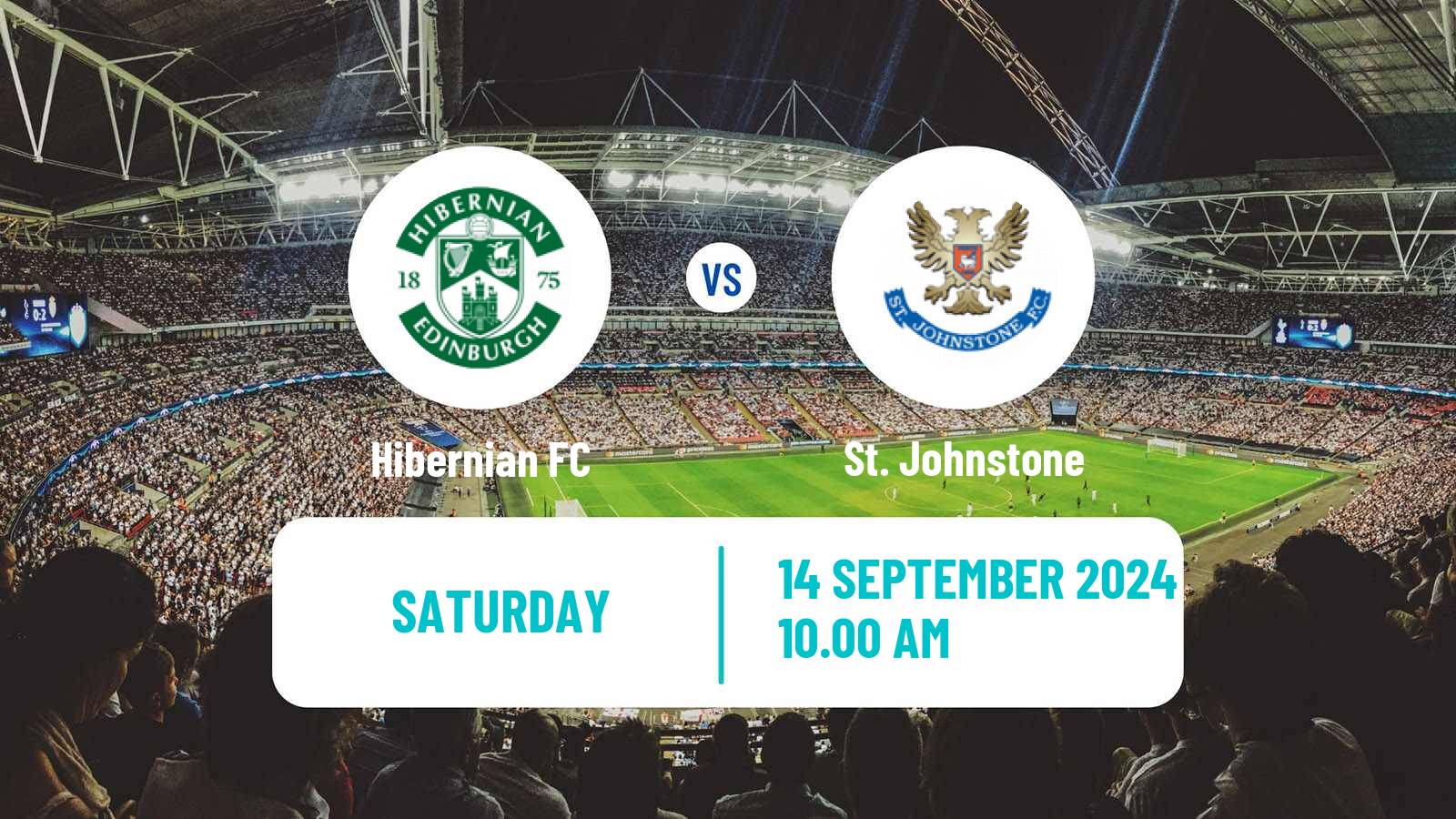 Soccer Scottish Premier League Hibernian - St. Johnstone