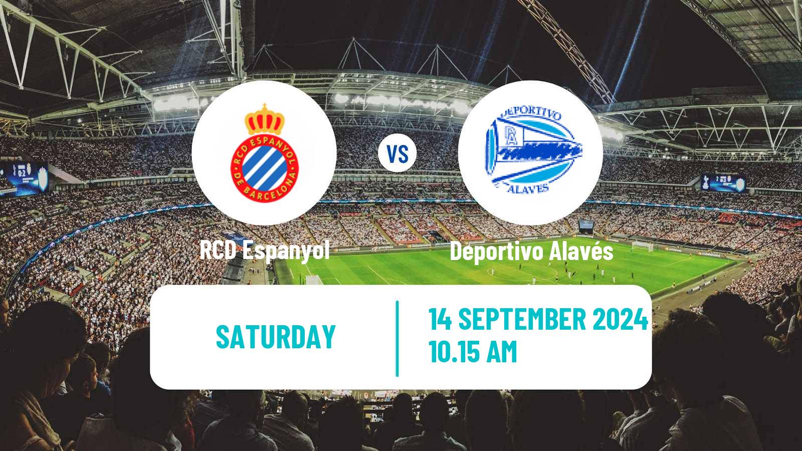 Soccer Spanish LaLiga Espanyol - Deportivo Alavés